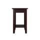 preview thumbnail 15 of 14, Nantucket Solid Wood Side Table with Built-In Charging