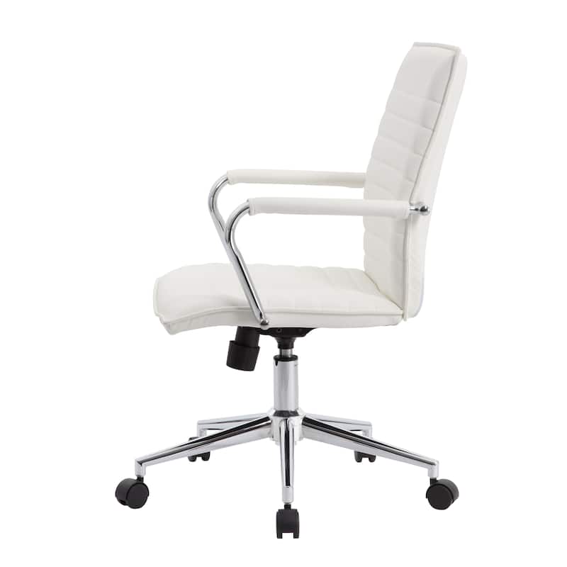 Boss Hospitality Task Chair with Fixed Chrome Arms