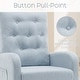 preview thumbnail 26 of 45, HOMYKA Swivel Rocking Upholstered Armchair Nursery Glider Linen Accent Chairs