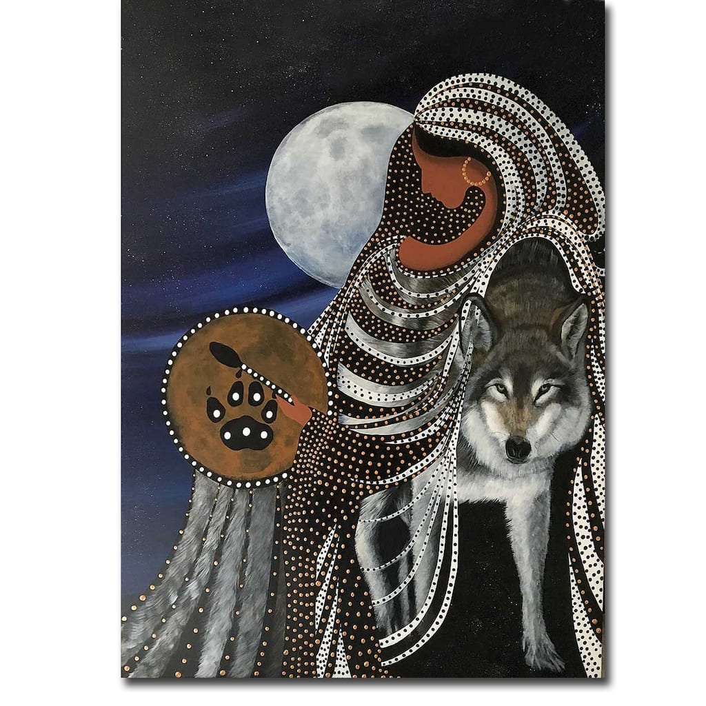Shape Shifter by Betty Albert Gallery Wrapped Canvas Giclee Art (36 in x 24 in)
