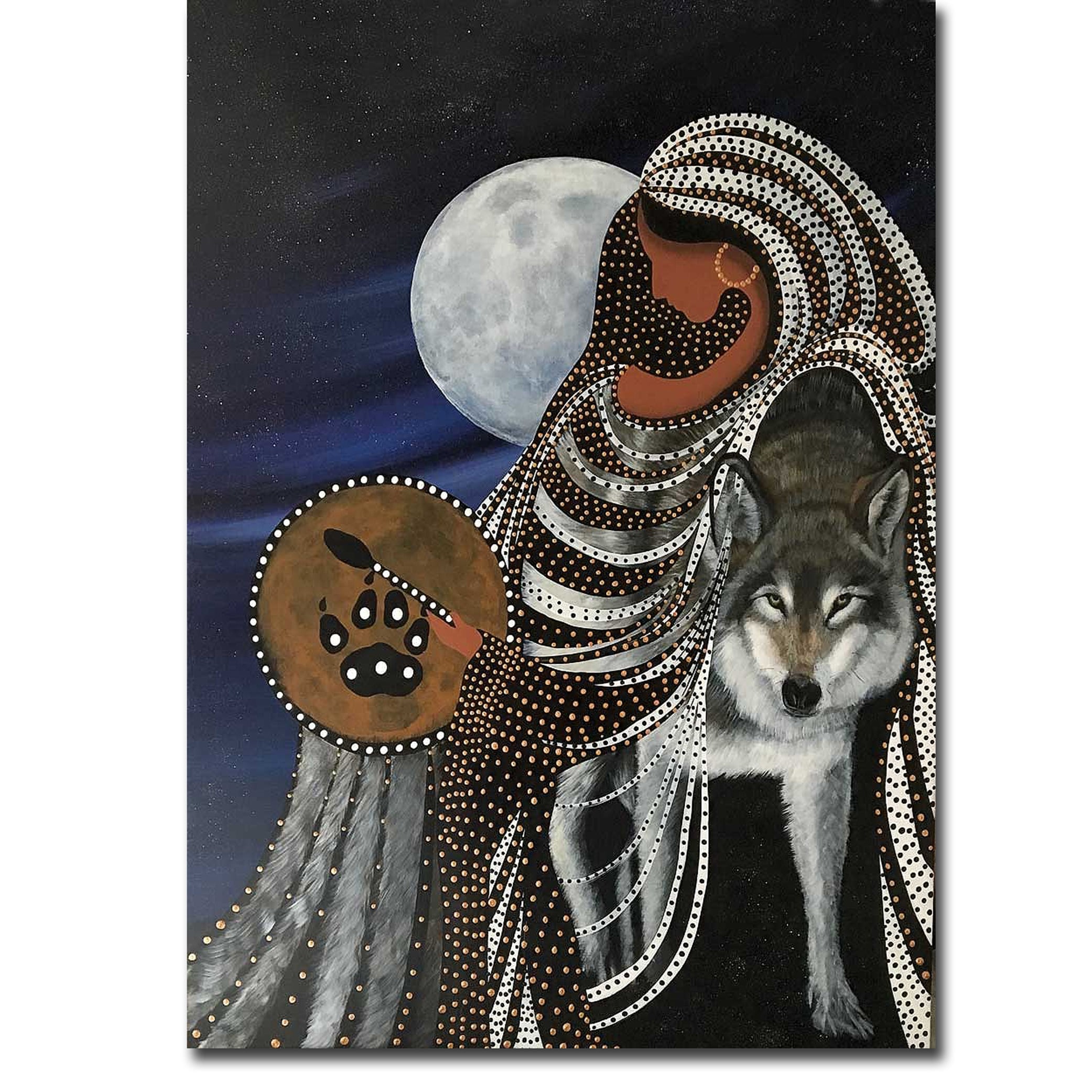 Shape Shifter by Betty Albert Gallery Wrapped Canvas Giclee Art (36 in x 24 in)