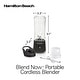 preview thumbnail 11 of 10, Hamilton Beach Blend Now Portable Cordless Blender