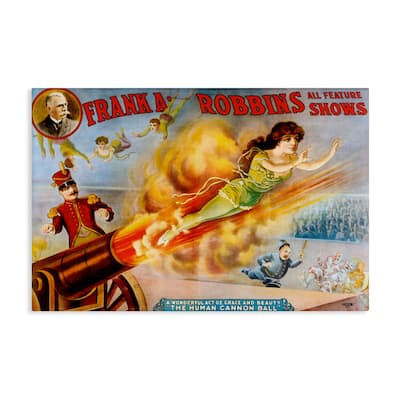 Stupell Great Bullfight Antique Advertisement Canvas Wall Art Design By Marcus Jules