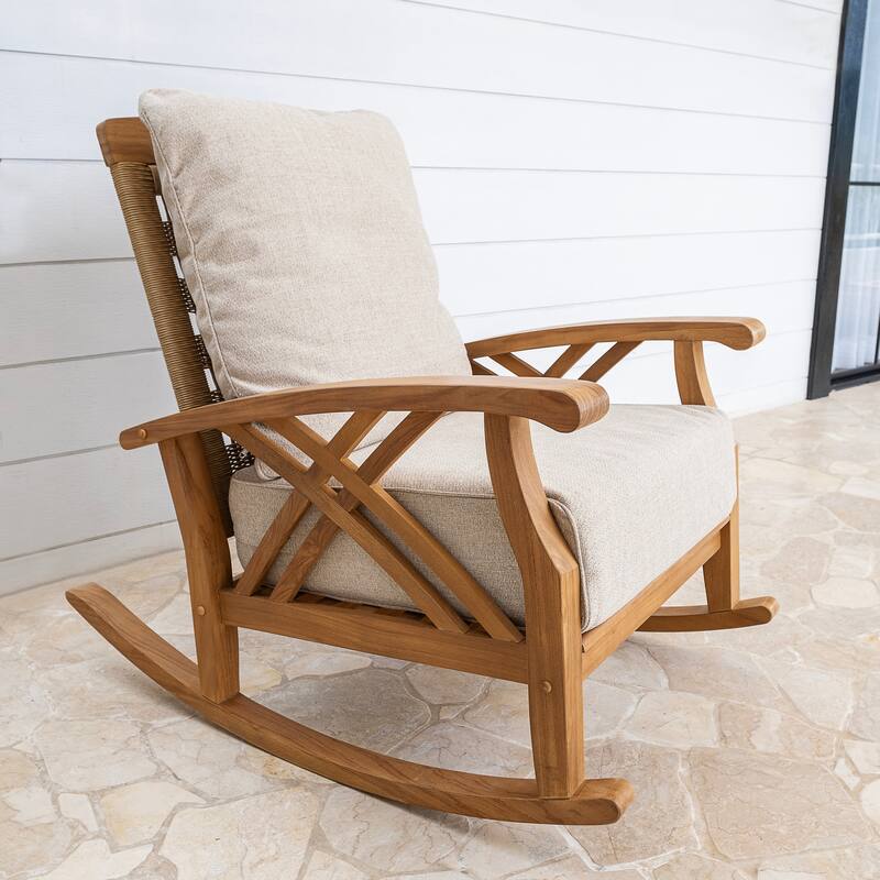 Cambridge Casual Carmel 6-piece Teak Wood Patio Conversation Set