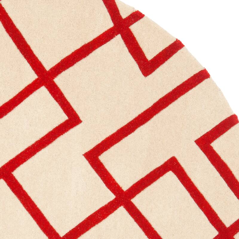 SAFAVIEH Handmade Soho Gulsevim Deco N.Z. Wool Rug