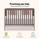 preview thumbnail 11 of 17, Dream On Me Synergy 5 in 1 Convertible Crib