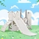 preview thumbnail 29 of 41, 5 In 1 Kids Playground Climber Slide Playset with Toddler Slide And Swing - 64.2'' L x 63.4'' W x 40.2'' H
