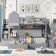 preview thumbnail 62 of 68, Merax Castle Style Bunk Bed with 2 Drawers 3 Shelves and Slide