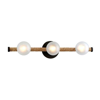 Nomad Classic Bronze LED Vanity with Opal White Glass
