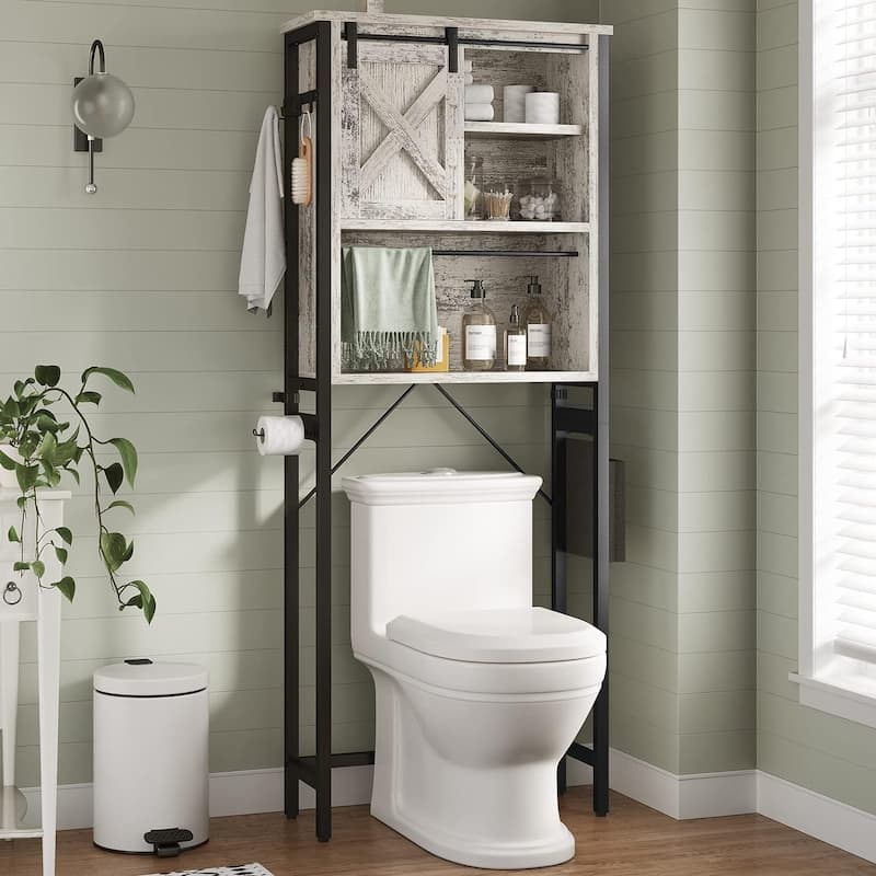 Over The Toilet Bathroom Storage Cabinet Toilet Storage Shelves