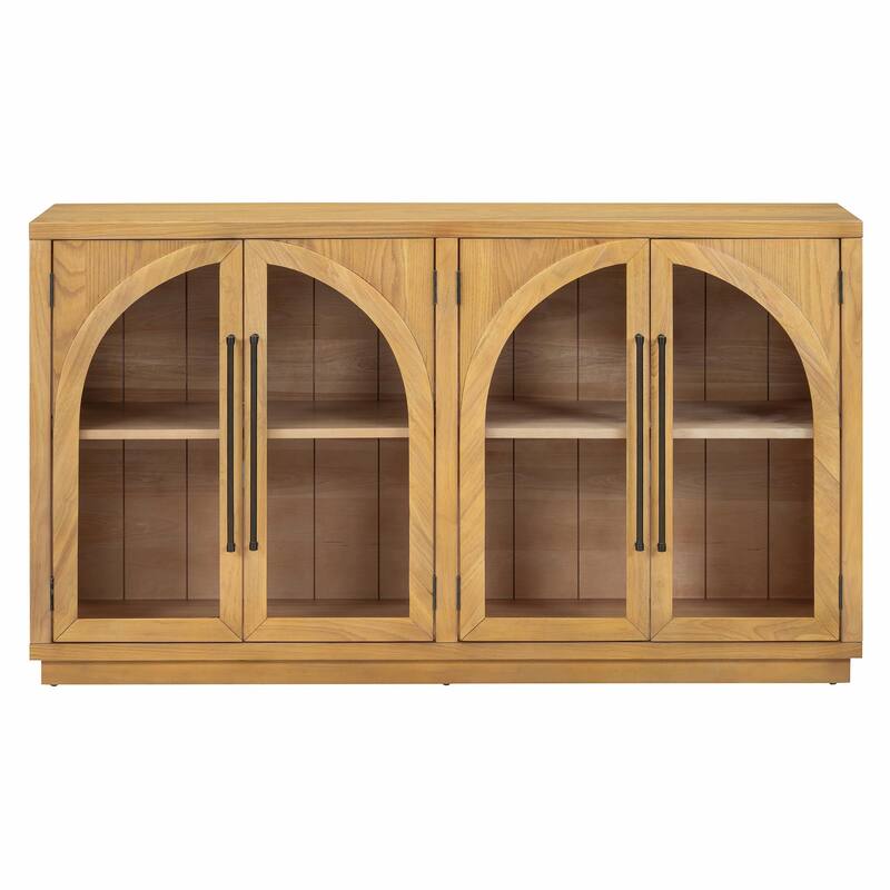Retro 4-Door Large Storage Sideboard