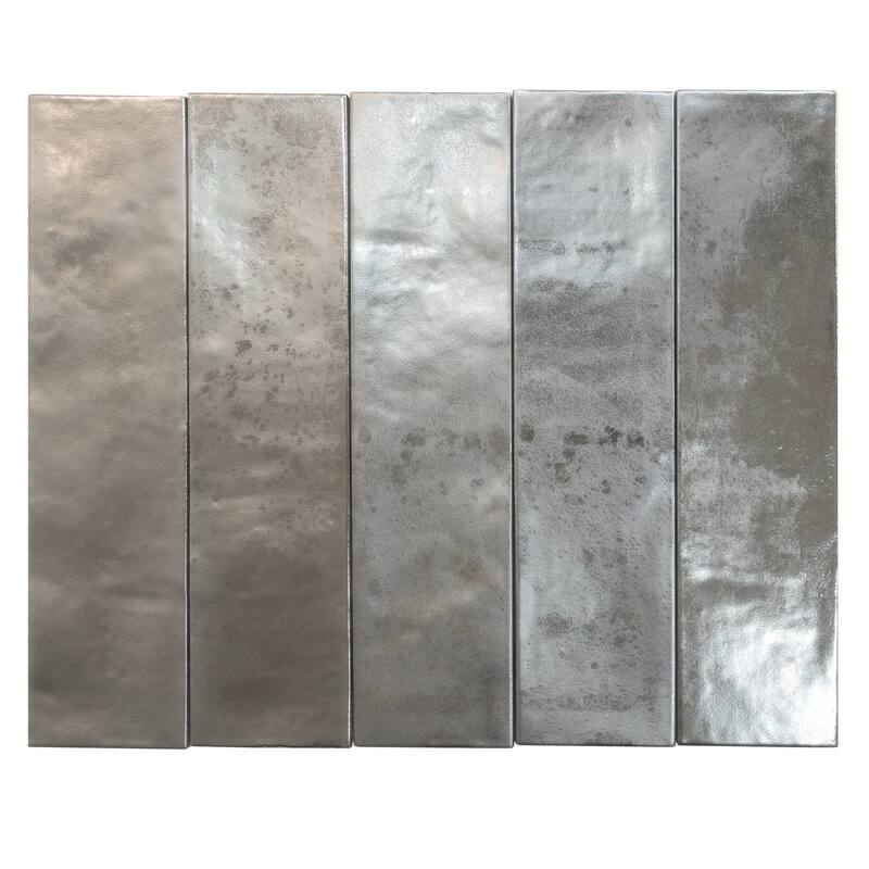 Apollo tile 2.5" x 10" Bravura Matte Deep Gray Ceramic Tile (5.06 sq ft/case) - 30 Pack