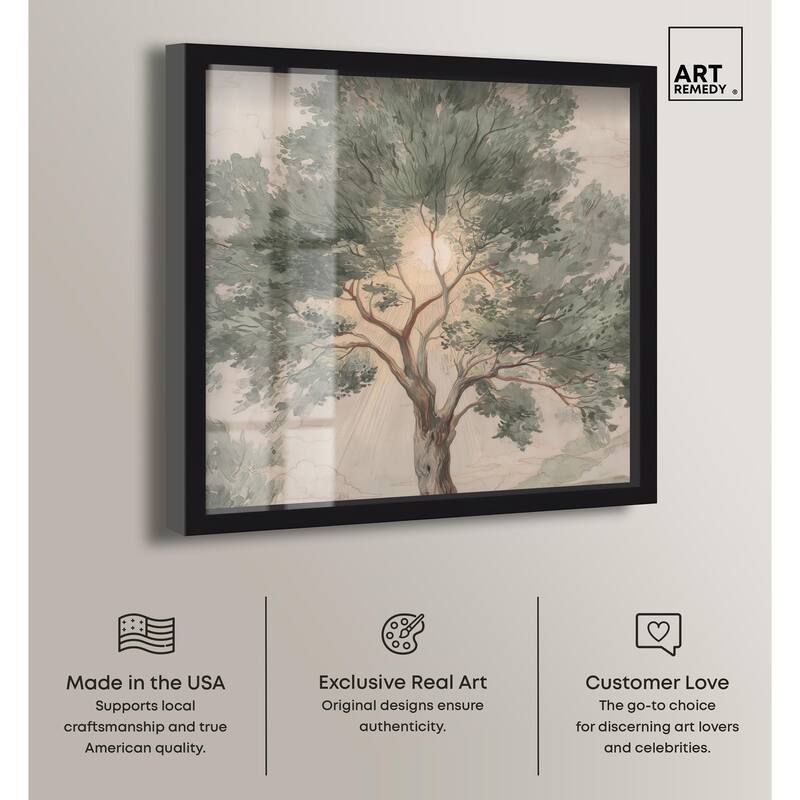 Emanating Branches II Shadowbox by Art Remedy