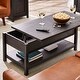 preview thumbnail 2 of 15, Modern Farmhouse Rectangular Lift Coffee Table - 43.15 in * 23.47 in * 18.07 in