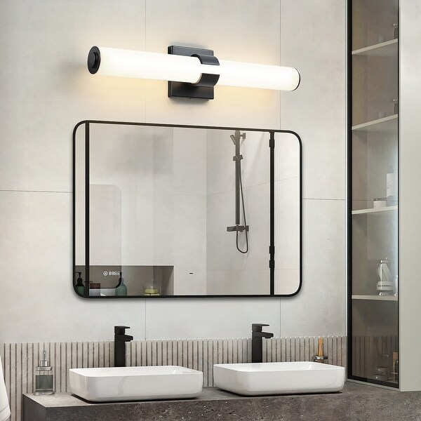 Black bar vanity light 2025