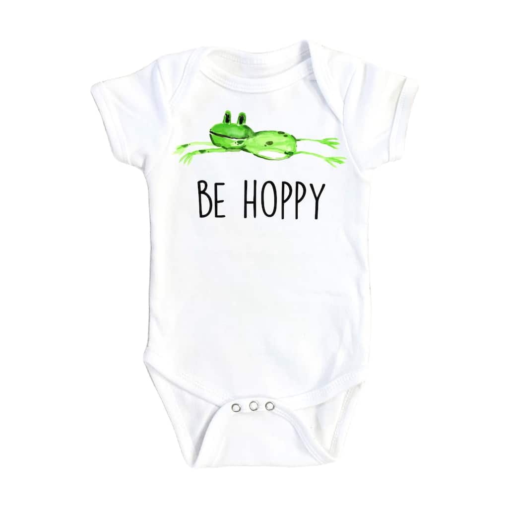 Frog Jump Hoppy - Baby Boy Girl Clothes Infant Bodysuit Funny Cute Newborn