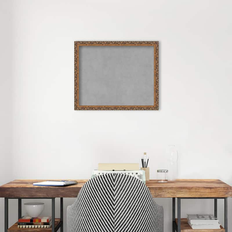 Amanti Art Antique Bronze Framed Magnetic Board