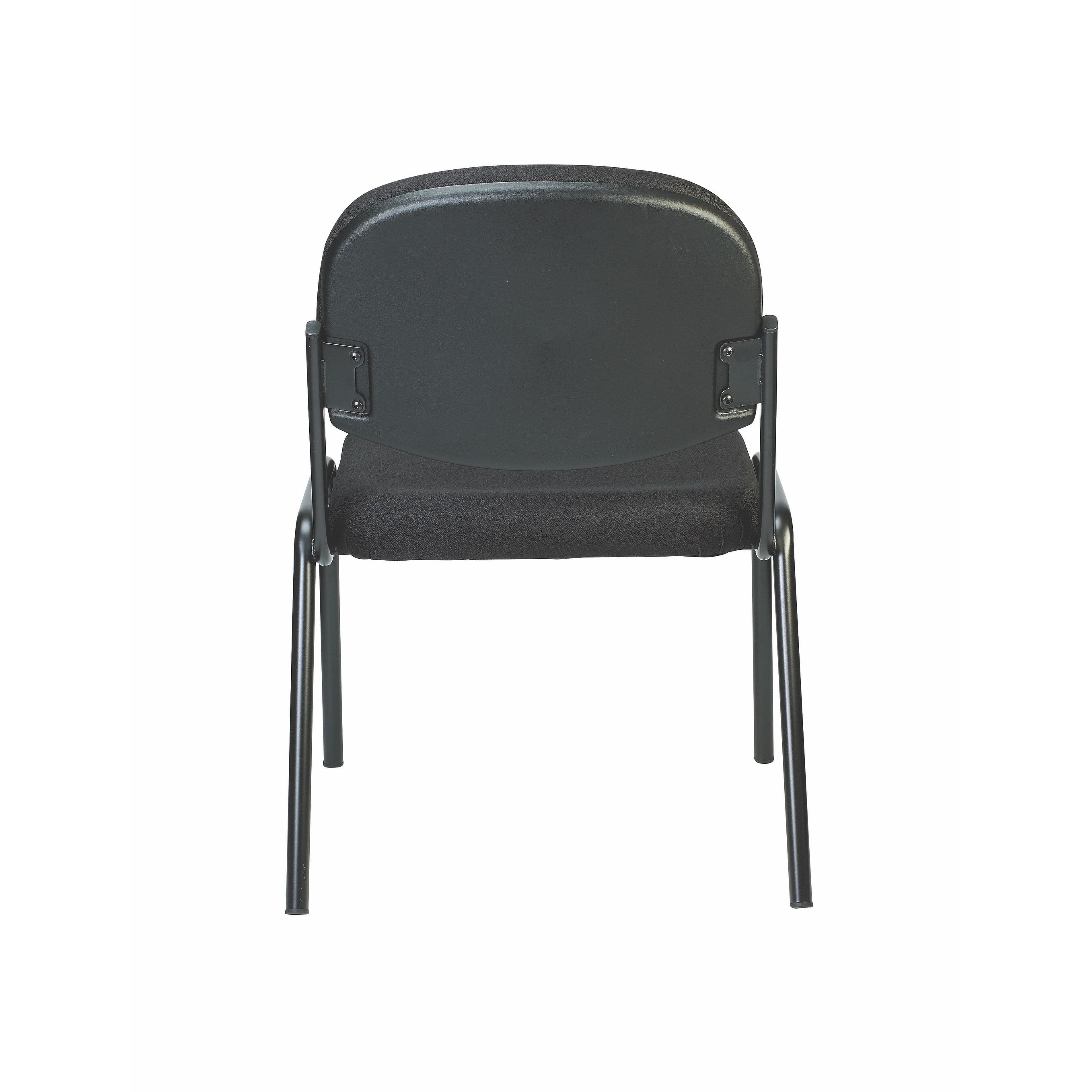 Eurotech Seating Dakota Side Chair with No Arms, Black (Set of 2