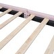 preview thumbnail 9 of 11, Twin Size Upholstered Bed Platform Bed Kids Storage Bed with Slats and 2 Drawers & Cartoon Ears Shaped Headboard, Cute Pink