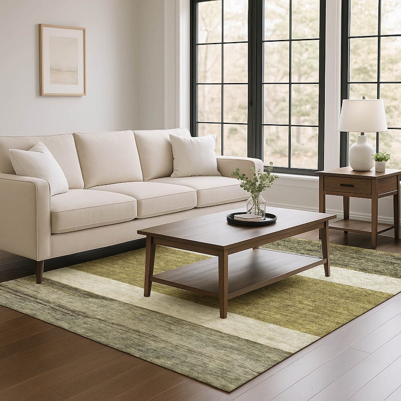 Premium Washable Super Soft Ombre Gabbeh Mayfield Rug - Coffee - 8' x 10'