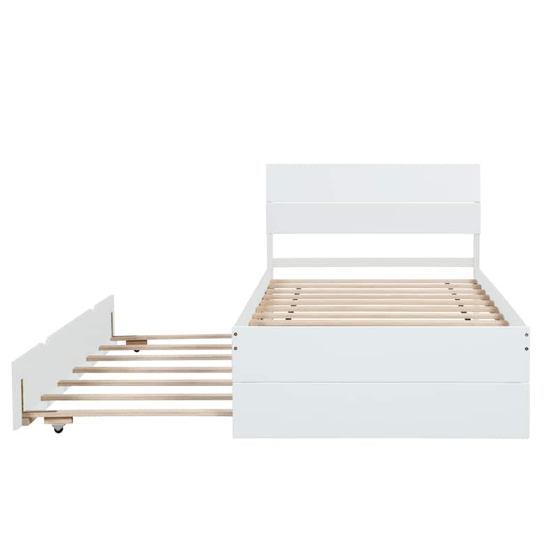 Bed Frame With Twin Trundle