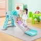 preview thumbnail 14 of 18, Costway 3-in-1 Kids Indoor Slide with Basketball Hoop & Basketball, - See Details