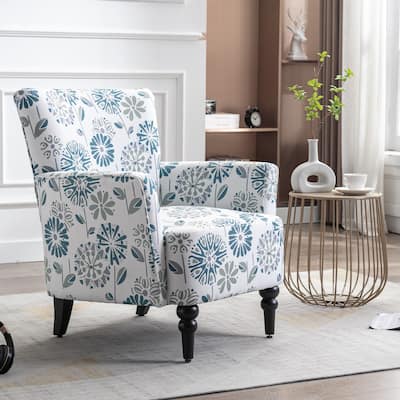 GEITIN Modern Accent Sofa Arm Chair with Wood Legs