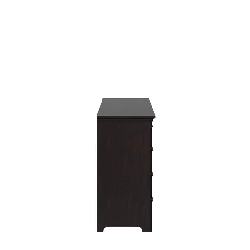 Ediline 9-Drawer Wood Modular Storage Dresser and Mirror by iNSPIRE Q Classic