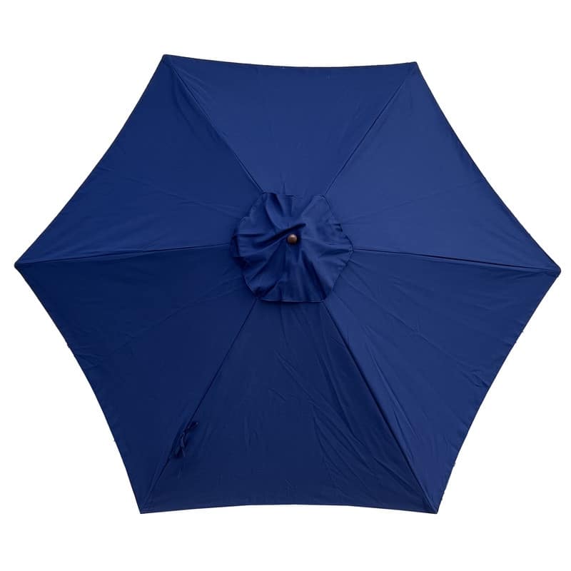 Tropishade 9 ft. Aluminum Bronze Patio Umbrella, Navy Blue cover