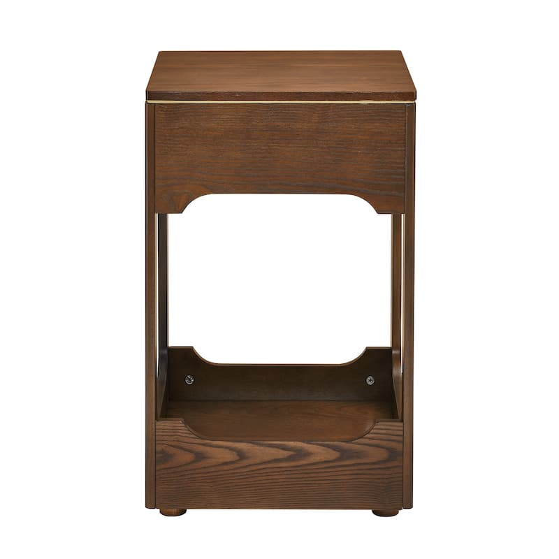 Mid Century Modern Lift Top Side Table