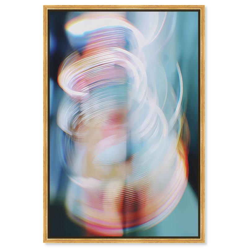 Swirling Light II Canvas by Art Remedy - Gold - 24" x 36"