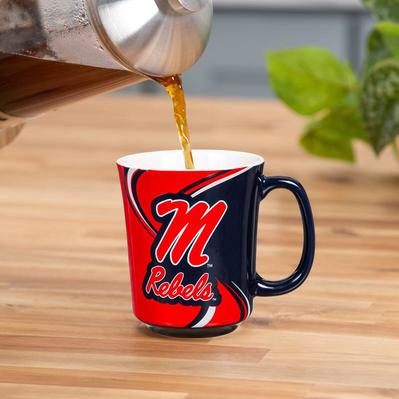 University of Mississippi, 14 oz Ceramic Coffee Mug w/ Gift Box