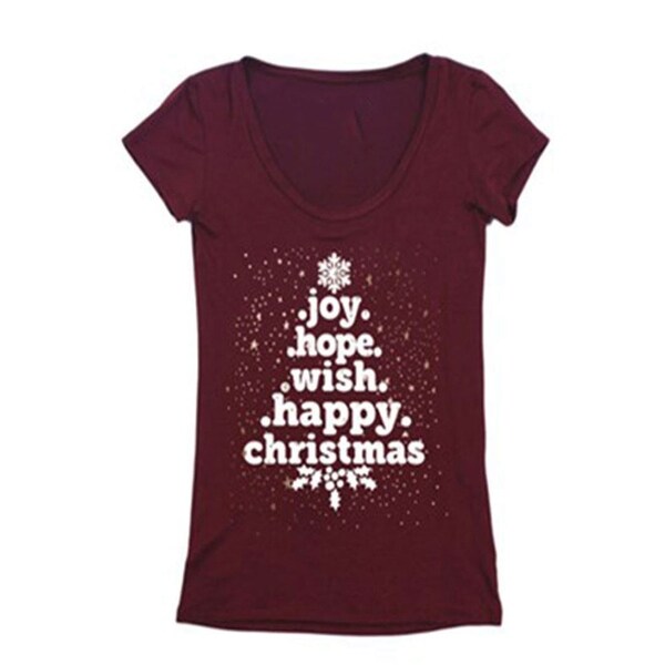 Shop Christmas Tree Word Holiday Graphic T Shirt Ships To Canada Overstock 22993600