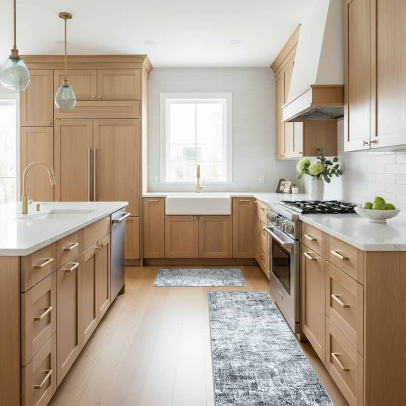 Wyatt & Ash Dream Mink Printed Chenille Rugs