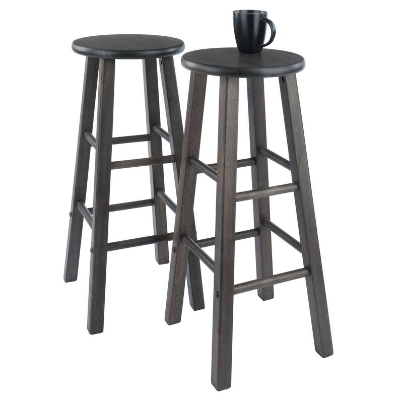 Element 2-Pc Bar Stool Set - 13.58 x 13.58 x 28.98 inches