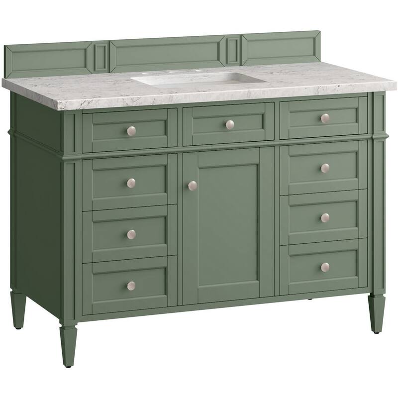 James Martin Vanities 655-V48-3EJP Brittany 48" Single Basin Poplar