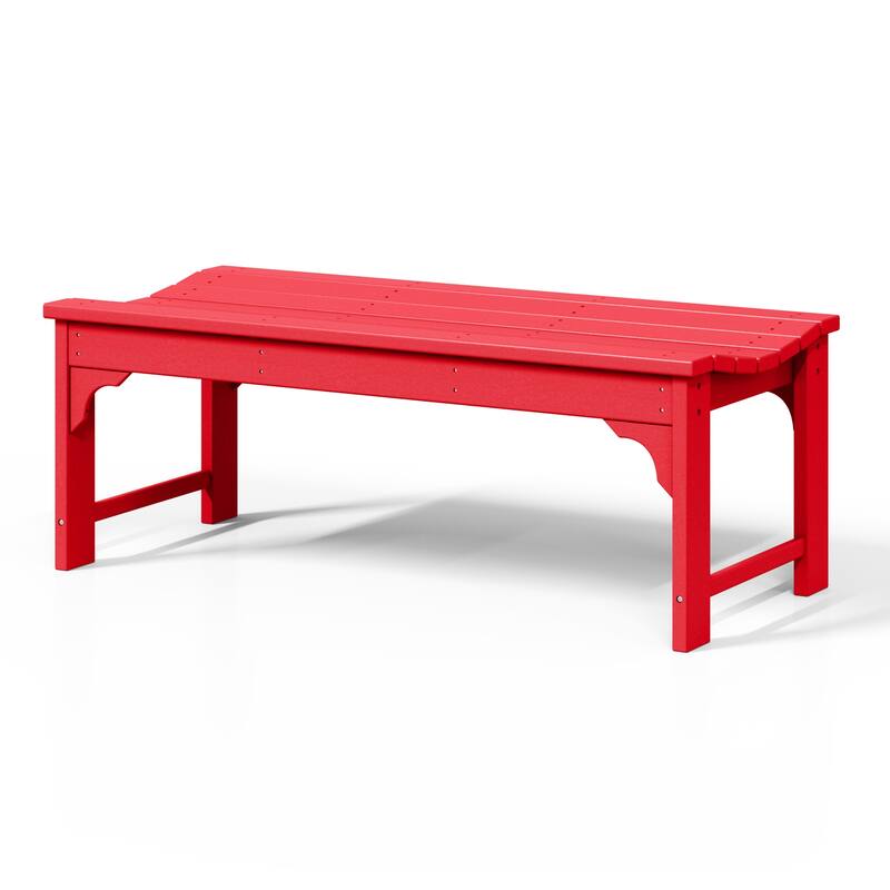 Polytrends Laguna Hdpe All Weather Outdoor Patio 48" Bench