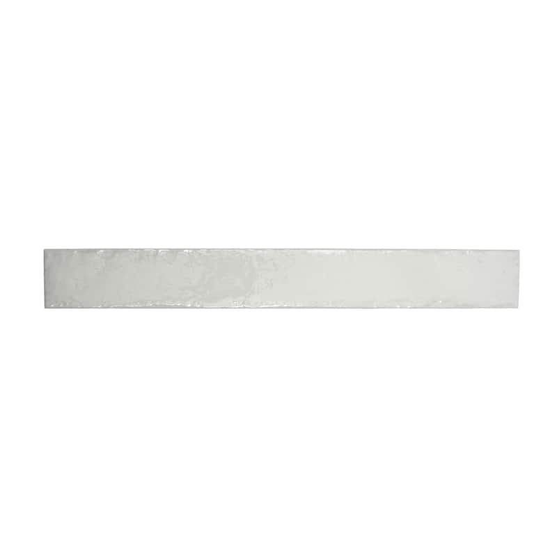 Valenza 2x16 Soft White Ceramic Zellige Subway Wall Tile (10.76 sq ft/case) - 50 Pack
