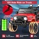 preview thumbnail 13 of 36, Gymax 12V Kids Ride on Truck Car w/Remote Control Threaded Wheels 3