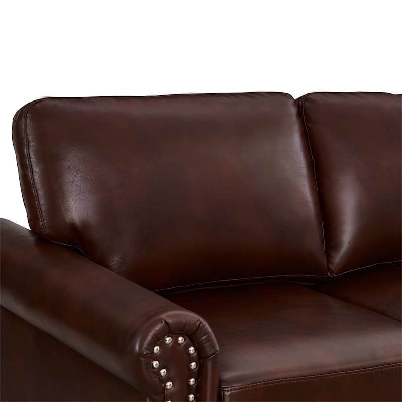 Living Room Sofa with Storage Sofa 1+2+3 Sectional,Faux Leather