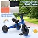 preview thumbnail 9 of 18, Gymax 5-In-1 Toddler Bike Kids Balance Bike w/ Removable Pedals