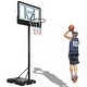 preview thumbnail 3 of 2, Portable Basketball Hoop Adjustable 4.4-10FT Height Backboard