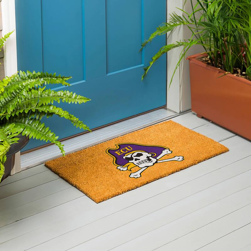 East Carolina University Full Color Indoor/Outdoor Coir Mat - 28" x 16"