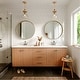 preview thumbnail 30 of 29, Karran Woodburn Two-Hole 2-Handle Bathroom Faucet with Matching Pop-Up Drain