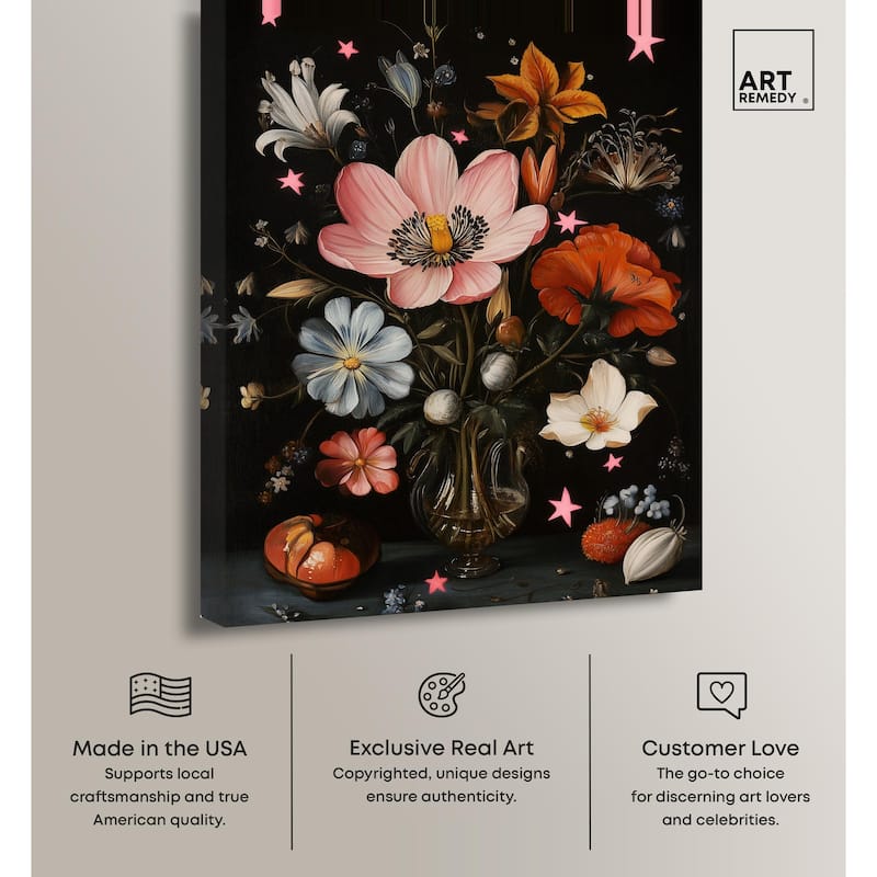 TANY's Floral Universe II Canvas by Art Remedy, Gallery Wrapped