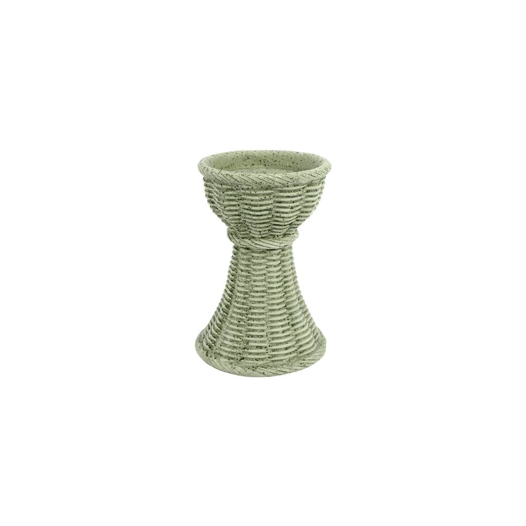 Casa Sage Green Medium Candlestick