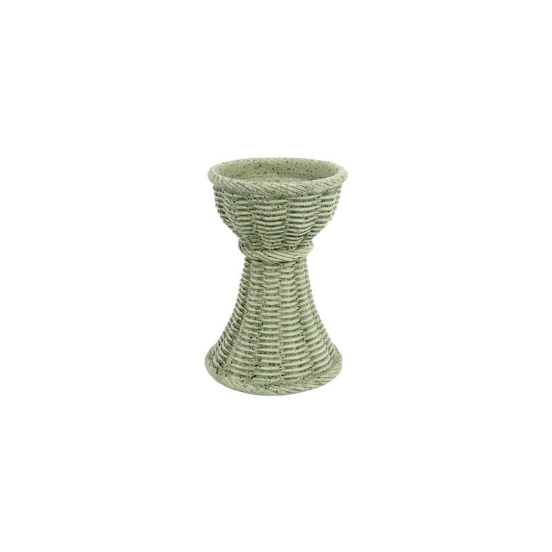 Casa Sage Green Medium Candlestick