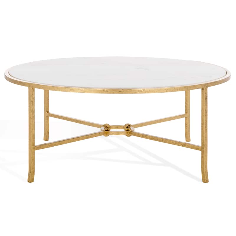 SAFAVIEH Couture Tauri Forged Metal Round Coffee Table - 36"W x 36"D x 15"H