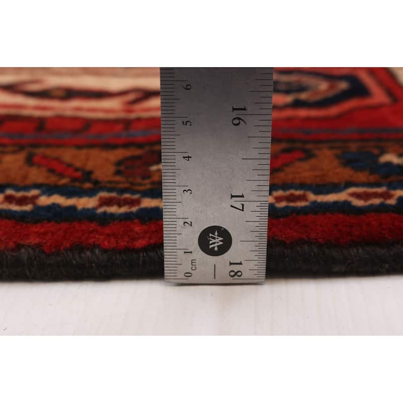 ECARPETGALLERY Hand-knotted Anatolian Vintage Black, Red Wool Rug - 5'2 x 9'1