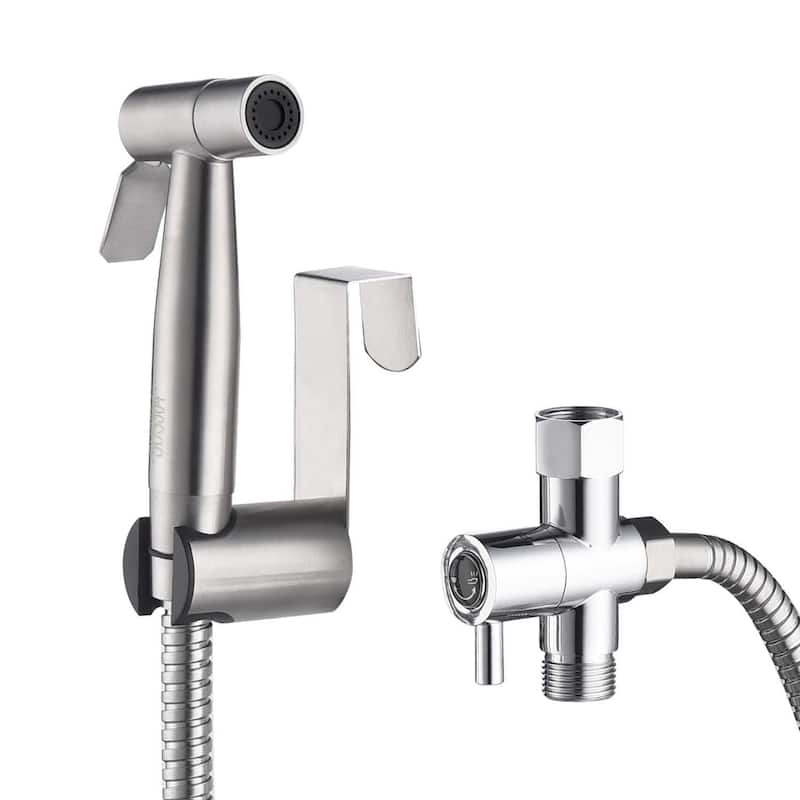 Topcraft Stainless Steel Handheld Toilet Sprayer - Silver